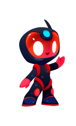 Robô animado de Bruno Ricardo