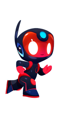 Robô animado de Bruno Ricardo